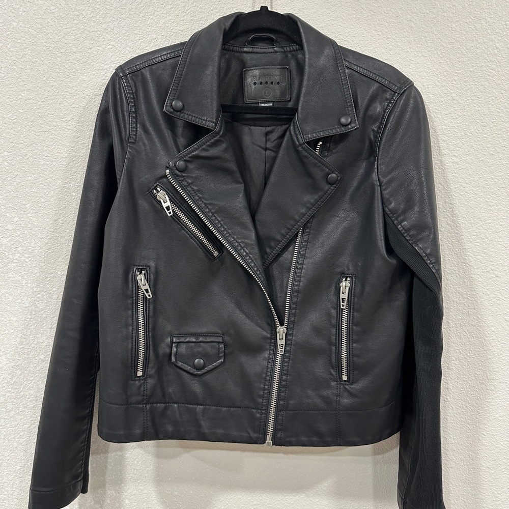 Blank NYC Black Leather Jacket - Picture 4 of 6